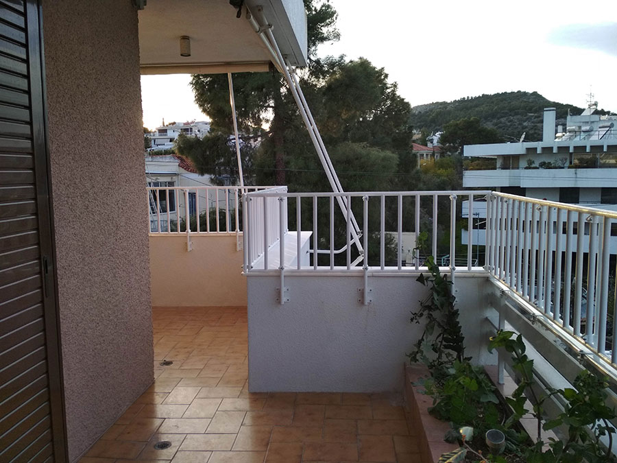 Μπαλκόνι με γωνίες - Protex