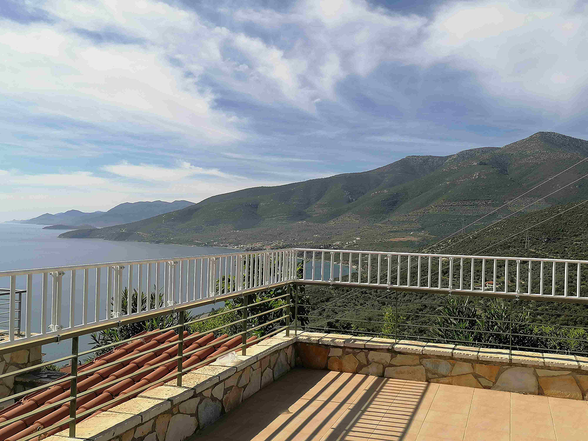 Μπαλκόνι με γωνίες - Protex